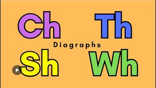 Diagraphs - CH, SH, WH, TH sounds for kids- fun with words and sounds for kids!