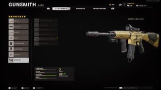 No recoil XM4 setup in Call of duty cold war