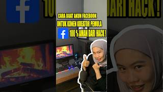 TUTORIAL CARA MEMBUAT AKUN FACEBOOK |CARA MELINDUNGI AKUN FACEBOOK 2024 #tutorial #trending