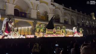 Procesión de la Virgen de Soledad de la Escuela de Cristo, sábado santo 2024.