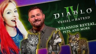 😍 Leila REACTS! PETS in Vessels of Hatred! 😍 Diablo 4