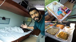 Capsule style Bed Room in Train || Bhubaneswar Rajdhani 1st Class || *Goods train ride*