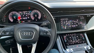 Audi Q7 2021 3.0tdi acceleration and driving pov