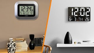 Top 10 Best Digital Wall Clock To Keep Track Of The Time