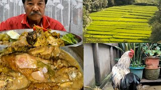 Real MUKBANG/Chinggi Yen Ahaoba Chaase Ngasidi/Village style of Chandel/Manipur.