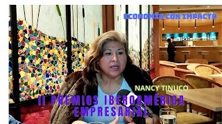 NANCY TINUCO - PREMIOS IBEROAMÉRICA EMPRESARIAL EconImp (19-1-2023, Hotel Montblanc, Barcelona)