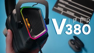 SŁUCHAWKI DLA GRACZA Z RGB! - Patriot Viper V380