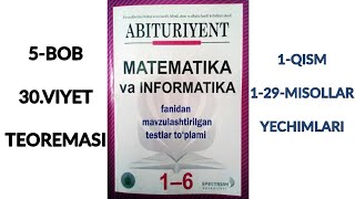 #MathsUz 30.Viyet teoremasi