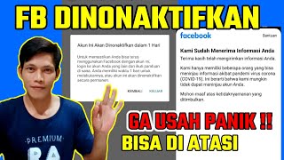 Cara atasi FB DINONAKTIFKAN 2022‼️kami sudah menerima informasi anda