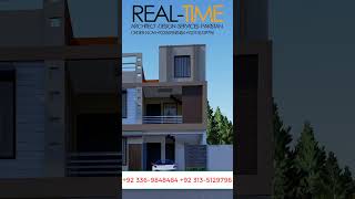 5 Marla 25x45 modern house elevation design completed | #shorts #shortsvideo