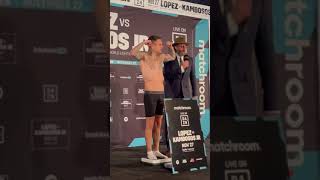 George Kambosos Weighs in For Teofimo Lopez Fight #shorts