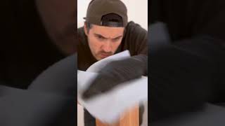 Woodworker builds a railing #woodwork #modern #handrail