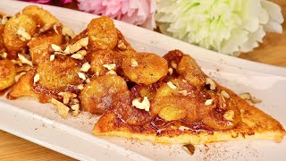 Французские тосты с бананами. Вкусный завтрак за 5 минут / French toast with bananas. Eng sub