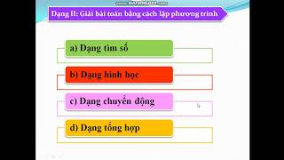 TOÁN 8 ĐS Ontapchuong3 Tuan24 Tiet51