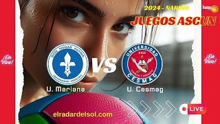 U. Cesmag Vs U. Mariana - Juegos ASCUN 2024 - Nariño