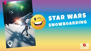 😲 Star Wars Snowboarding | Skiing | Snowboarding | Snowboard Tricks | Ski 🔥 ADVENTURES FEVER #shorts