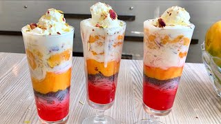 Mango Falooda Recipe | Mango Falooda | How To Make Mango Falooda At Home | Summer Drinks