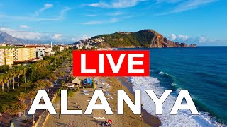 Alanya Live camera. KLEOPATRA BEACH. Alanya Turkey 29.12.2023 #alanya #turkey #beach  #livestream