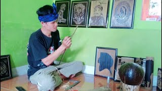 Ukiran Bambu Hitam Untuk Ide Dekorasi Rumah || Bamboo Decoration idea