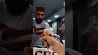 Ordering Turkish Ice Cream | First Person View (POV)  #shorts