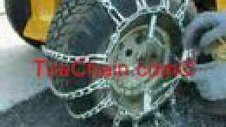 Lawn Tractor Tire Chains Installation: TireChain.com