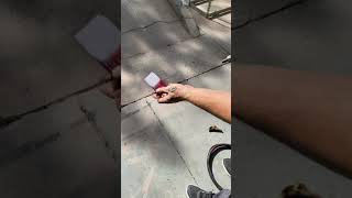 Media Blasting Business Card without Damage