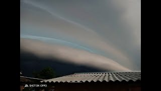 Проход атмосферного фронта 🌩️🤪🌩️🌪️ 20:00ч,стемнело как ночью. Страшно - красивое зрелище