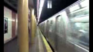 Exclusive! R160 (R) Shuttle Train Leaving 77th Street