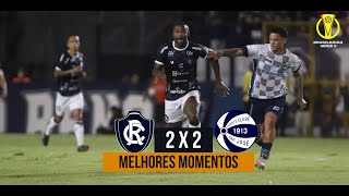 Remo 2 X 2 São José Melhores (Leão vacilou) Momentos Série C 2022