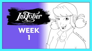 Is Digital Ink Cheating? + Digital Art Tips | Inktober 2019 Week 1