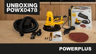 POWERPLUS - Unboxing der POWX0478 Trockenbauschleifer