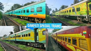 Ganpati Special Trains 2021 !! Compilation !! Konkan Railways !!!