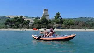 Canoa all'AMP Torre del Cerrano a Silvi Marina