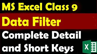 CLASS 9 - Data Filter complete detail