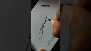 aniket signature style #signatureartist #signoartist