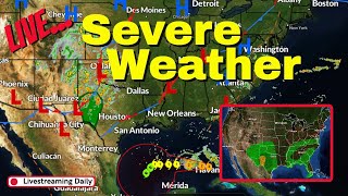 🔴Live: Hurricane Rafael & Severe Weather Coverage 11-7-24