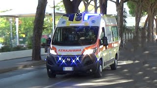 [WAIL-YELP] Ambulanza Castel Monte Onlus in emergenza - Ambulance responding code 3