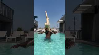 Splashy 💦 by Justina Valentine #splashy #splashychallenge  #acrobat #acro #acrobatics #water