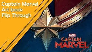 Captain Marvel Art Book Flip Through