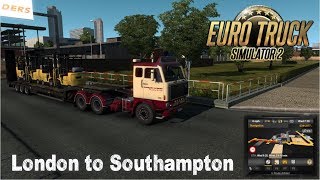 Euro Truck Simulator 2 - London to Southampton (Volvo F88) [HD]