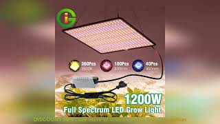 LED Grow Light Full Spectrum Phyto Lamp AC85-240V 40W  For Indoor Grow Tent Plants Growth Light