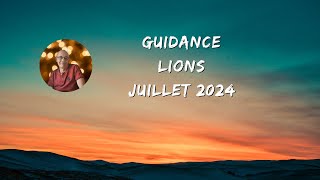 ♈ Signe des lions,  juillet 2024 pour votre guidance en voyance,  tarologie et oracles ♊