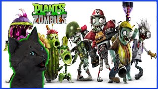 Супер Кот и Растения против зомби #26 ЗОМБИ ЗАБРАЛИСЬ НА КРЫШУ ДОМА 🐱 Plants vs Zombies