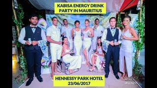 KABISA Energy Drink Party in Hennessy Park Hotel - Launch in Mauritius