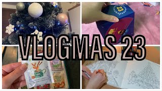 VLOGMAS #23 |vianočný stromček, omaľovánky…