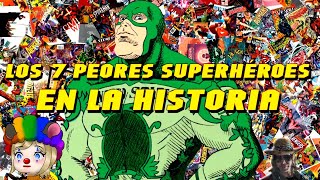 TOP: Los 7 peores superhéroes del cómic | reacción a DROSS