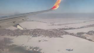 Grand China Air B737-800 landing in Harbin