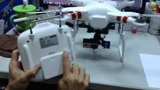 DJI Phantom control the pitch of TARO GOPRO Brushless Gimbal