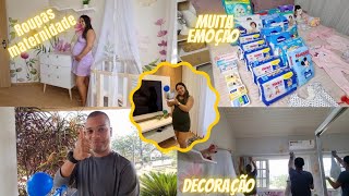 CHEGARAM AS MINHAS ROUPAS DA MATERNIDADE |DIA DOS PAIS|  COLOCAMOS CORTINA NOVA | COMPRAS DA SHOPEE