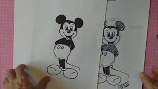 Clase de arte #18: traza un Mickey Mouse (segunda parte)